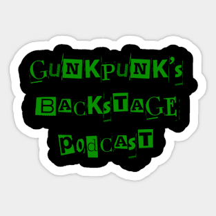 New Podcast Logo Sticker